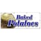 Signmission Baked Potatoes Banner Heavy Duty 13 Oz Vinyl with Grommets B-96 Baked Potatoes - alternate 1